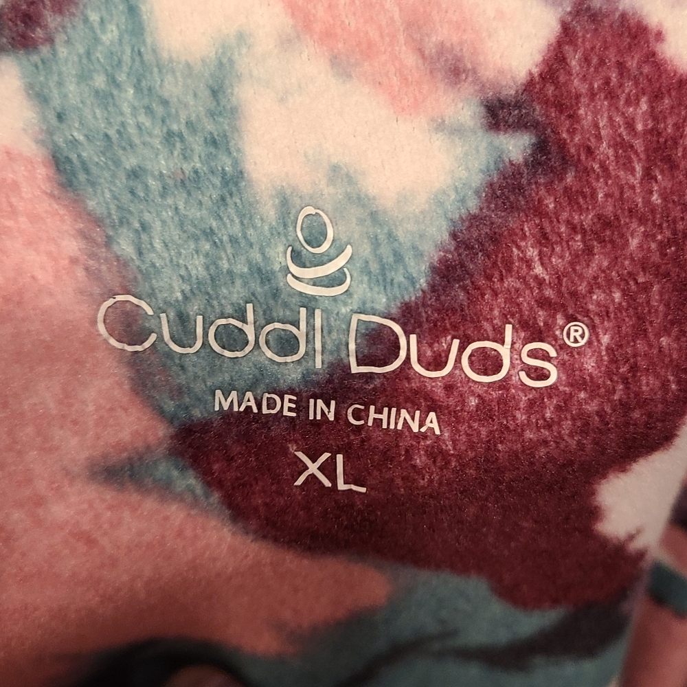 Cuddl Duds - Multicolor Fleece Leggings - XL - Picture 4 of 4